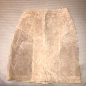 Authentic leather skirt